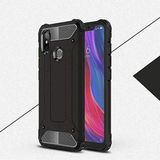 Xiaomi Mi 6X / Mİ A2 ile uyumlu Çİft Katman Koruyucu Crash Military Tank Kılıf - Siyah
