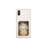 Xiaomi Mi 8 SE ile Uyumlu Burç Kartları Terazi Tasarımlı Şeffaf Silikon Kılıf