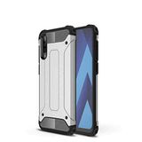 Xiaomi Mi 9 ile uyumlu Çİft Katman Koruyucu Crash Military Tank Kılıf - Gri
