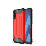 Xiaomi Mi 9 ile uyumlu Çİft Katman Koruyucu Crash Military Tank Kılıf - Kırmızı