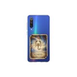 Xiaomi Mi 9 SE ile Uyumlu Burç Kartları Akrep Tasarımlı Şeffaf Silikon Kılıf
