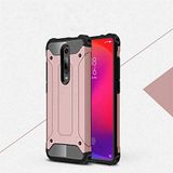 Xiaomi Mi 9T / Mi 9T Pro ile uyumlu Çİft Katman Koruyucu Crash Military Tank Kılıf - Rose Gold