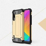 Xiaomi Mi A3 ile uyumlu Çİft Katman Koruyucu Crash Military Tank Kılıf - Gold