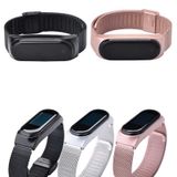 Xiaomi Mi Band 3 Mi Band 4 Uyumlu Kaliteli Metal Hasır Kordon