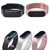 Xiaomi Mi Band 4 Mi Band 3 Kaliteli Metal Hasır Kordon Kayış