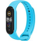 Xiaomi Mi Band 5 Akıllı Bileklik Silikon Kordon Kayış - Açık Mavi