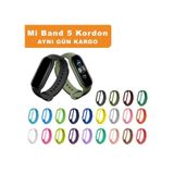 Xiaomi Mi Band 6 - Mi Band 5 Akıllı Bileklik Kyver Silikon Kordon renk-turuncu