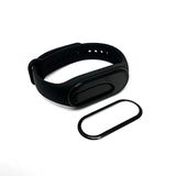 Xiaomi Mi Band 7 ile uyumlu Full Ekran Nano Saat Koruyucu Siyah