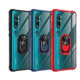 Xiaomi Mi Note 10 Lite Kilif Kenar Korumali Antisok Yuzuklu Kapak