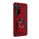 Xiaomi Mi Note 10 Lite Yüzüklü Tank Kılıf Bordo