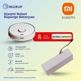 Xiaomi Mi Robot Vacuum Mop P (Model STYTJ02YM) Yedek Batarya Pil