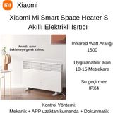 Xiaomi Mi Smart Space Heater S Akıllı Elektrikli Isıtıcı + Xiaomi Baskül Hediye - 1500 W