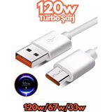 Xiaomi Mi Uyumlu Turbo Hızlı Şarj Kablosu 33W 6A Redmi Note 10 S Pro 11 S Pro 5g Xiaomi 12 T Lite - Beyaz