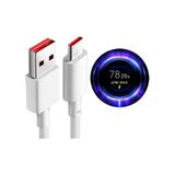 Xiaomi Mi Uyumlu Turbo Hızlı Şarj Kablosu 67W 6A Redmi Note 11 Pro 5g Note 12 T Pro Note 13 Pro 5g - Beyaz