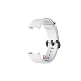 Xiaomi Mi Watch Lite 2 ile Uyumlu Klasik Silikon Kordon Akıllı Saat Bileklik Kordonu Beyaz