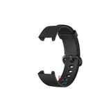Xiaomi Mi Watch Lite 2 ile Uyumlu Klasik Silikon Kordon Akıllı Saat Bileklik Kordonu Siyah