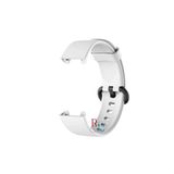 Xiaomi Mi Watch Lite ile Uyumlu Klasik Silikon Kordon Akıllı Saat Bileklik Kordonu Beyaz