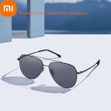 Xiaomi Mijia Nylon Pro Aviator Polarize Güneş Gözlüğü Uv400 Sus304 Paslanmaz Çelik Çerçeve 22gr 8 Katmanlı Oar Anti-reflektif Film Siyah
