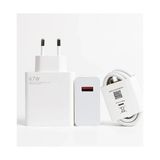 Xiaomi Newpower Xiaomi ve Tüm Type C Girişli Telefonlarla Uyumlu 67W Şarj Aleti Şarj Cihazı Kablo Adaptör Set Hızlı Şarj Aleti - Beyaz