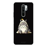 Xiaomi Note 8 Pro İle Uyumlu Siyah Forest Giant Desenli Silikon Kılıf