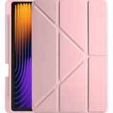 Xiaomi Pad 7 Pro Kılıf Kalemlikli Mars Tablet Kılıfı - Rose Gold