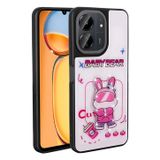 Xiaomi Poco C65 Kilif Parlayan Kabartmali Ikonik Figurlu Zore Amas Silikon Kapak