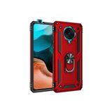 Xiaomi Poco F2 Pro Kılıf Vega Yüzüklü Standlı Tank Zırh Kapak + Ekran Koruma 6067