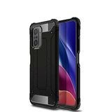Xiaomi Poco F3 ile uyumlu Çİft Katman Koruyucu Crash Military Tank Kılıf - Siyah