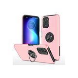 Xiaomi Poco F3 Kılıf Elit Yüzüklü Kapak - Pembe-(5796)