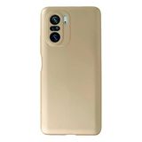 Xiaomi Poco F3 Kılıf First Silikon - Gold-(5796)