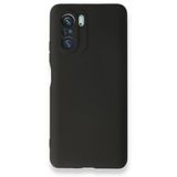Xiaomi Poco F3 Kılıf First Silikon - Siyah