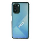 Xiaomi Poco F3 Kılıf Miami Şeffaf Silikon - Koyu Yeşil-(5796)