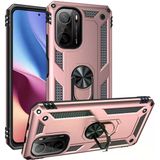 Xiaomi Poco F3 Kılıf Mnc Vega Kapak-Rose Gold