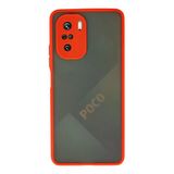 Xiaomi Poco F3 Kılıf Montreal Silikon Kapak - Kırmızı-(5796)