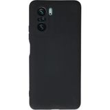 Xiaomi Poco F3 Kılıf Nano Içi Kadife Silikon - LACIVERT-(5796)