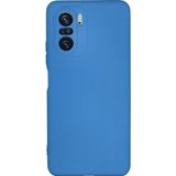 Xiaomi Poco F3 Kılıf Nano Içi Kadife Silikon - MAVI-(5796)