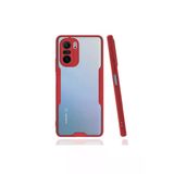 Xiaomi Poco F3 Kılıf Platin Silikon - Kırmızı-(5796)