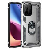 Xiaomi Poco F3 Kılıf Yüzüklü 360 Standlı Manyetikli Armor Zırh