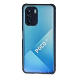 Xiaomi Poco F3 Uyumlu Kılıf Miami Şeffaf Silikon - Lacivert