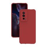 Xiaomi Poco F5 Pro Kılıf Kamera Korumalı Silikon Rubber Arka Kapak Kırmızı