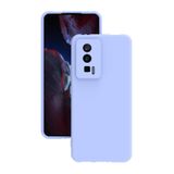 Xiaomi Poco F5 Pro Kılıf Kamera Korumalı Silikon Rubber Arka Kapak Lila