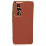 Xiaomi Poco F5 Pro Kılıf Volet Silikon - Kırmızı