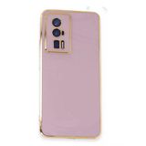 Xiaomi Poco F5 Pro Kılıf Volet Silikon - Mor-(5796)
