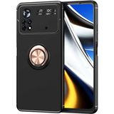 Xiaomi Poco M4 Pro 4g Kılıf Btbm Ravel Silikon Kapak-Siyah-Rose Gold - Siyah - Rose Gold