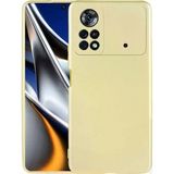 Xiaomi Poco M4 Pro 4G Kılıf Mnc Premier Silikon Kapak-Gold