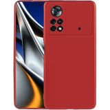 Xiaomi Poco M4 Pro 4G Kılıf Mnc Premier Silikon Kapak-Kırmızı