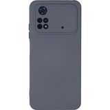Xiaomi Poco M4 Pro 4g Kılıf Nano Içi Kadife Silikon - GRI-(5796)