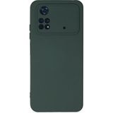 Xiaomi Poco M4 Pro 4g Kılıf Nano Içi Kadife Silikon - Koyu YEŞIL-(5796)