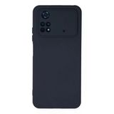 Xiaomi Poco M4 Pro 4g Kılıf Nano Içi Kadife Silikon - LACIVERT-(5796)