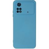 Xiaomi Poco M4 Pro 4g Kılıf Nano Içi Kadife Silikon - MAVI-(5796)